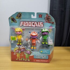 Floogals Just Play 3 Pack Figures and Tool Set Damaged Box 2017 Toy